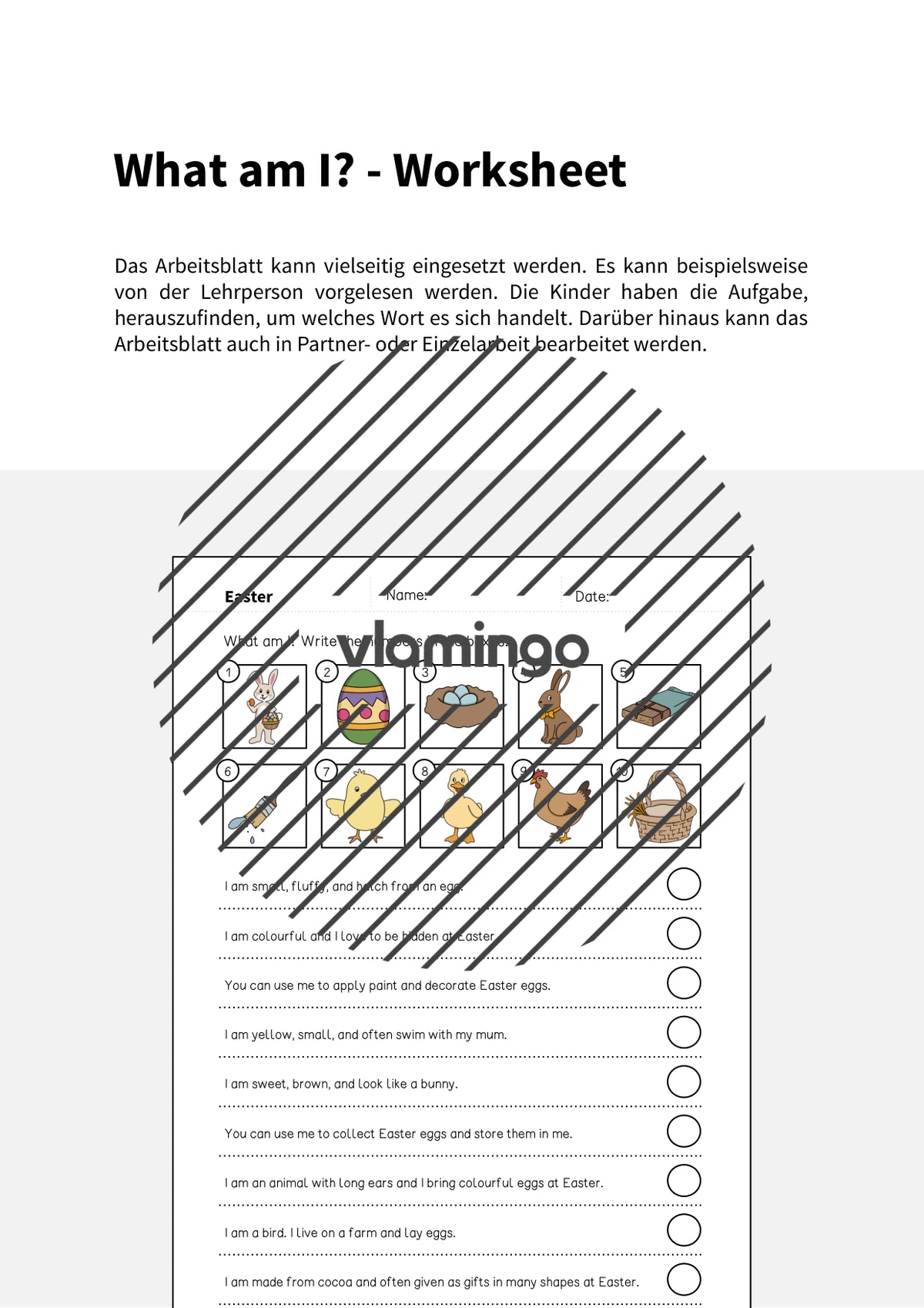 de englisch easter what am i worksheet 002