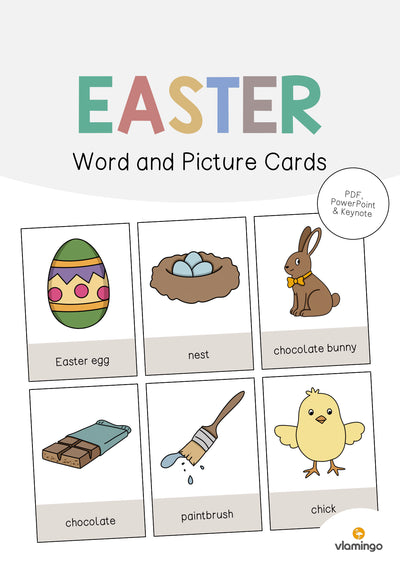 Easter / Ostern: Word and Picture Cards (Englisch)
