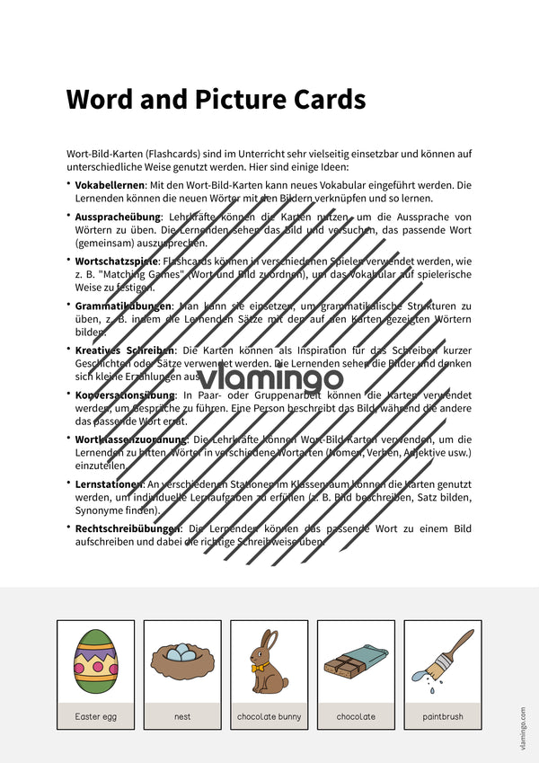 de englisch easter word and picture cards 002