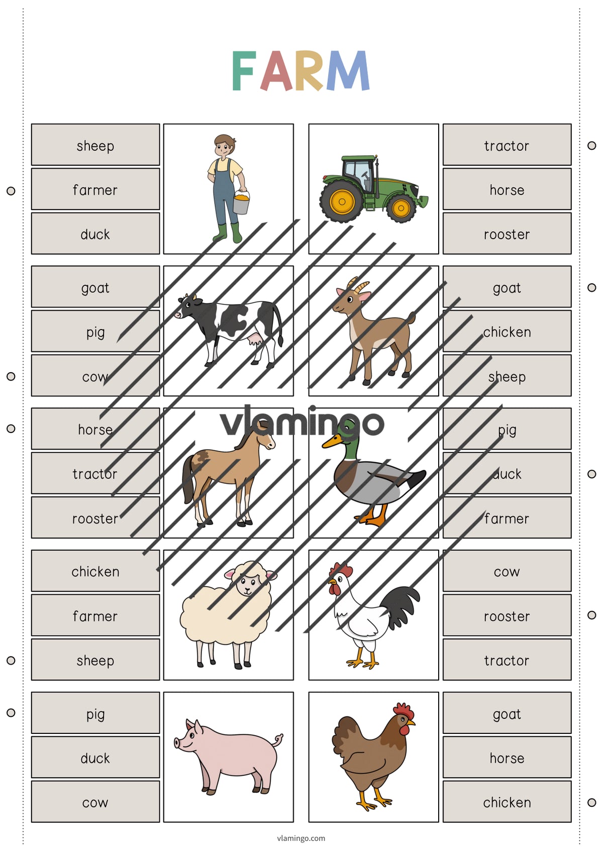 de englisch farm clip cards 003