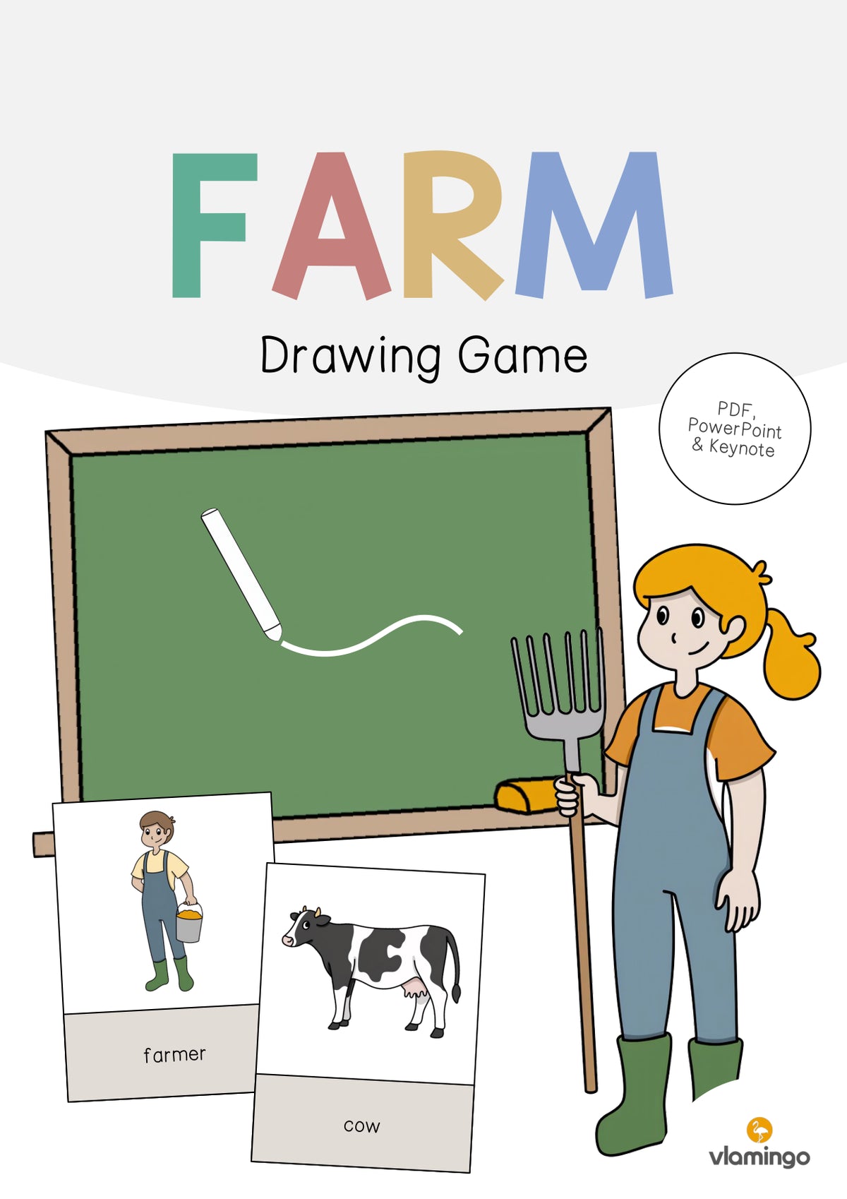 de englisch farm drawing game 001
