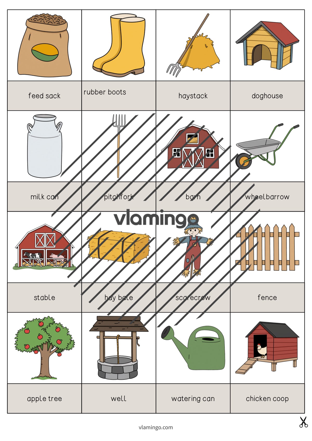 de englisch farm drawing game 004