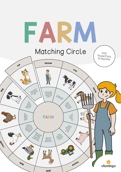 Farm / Bauernhof: Matching Circle (Englisch)