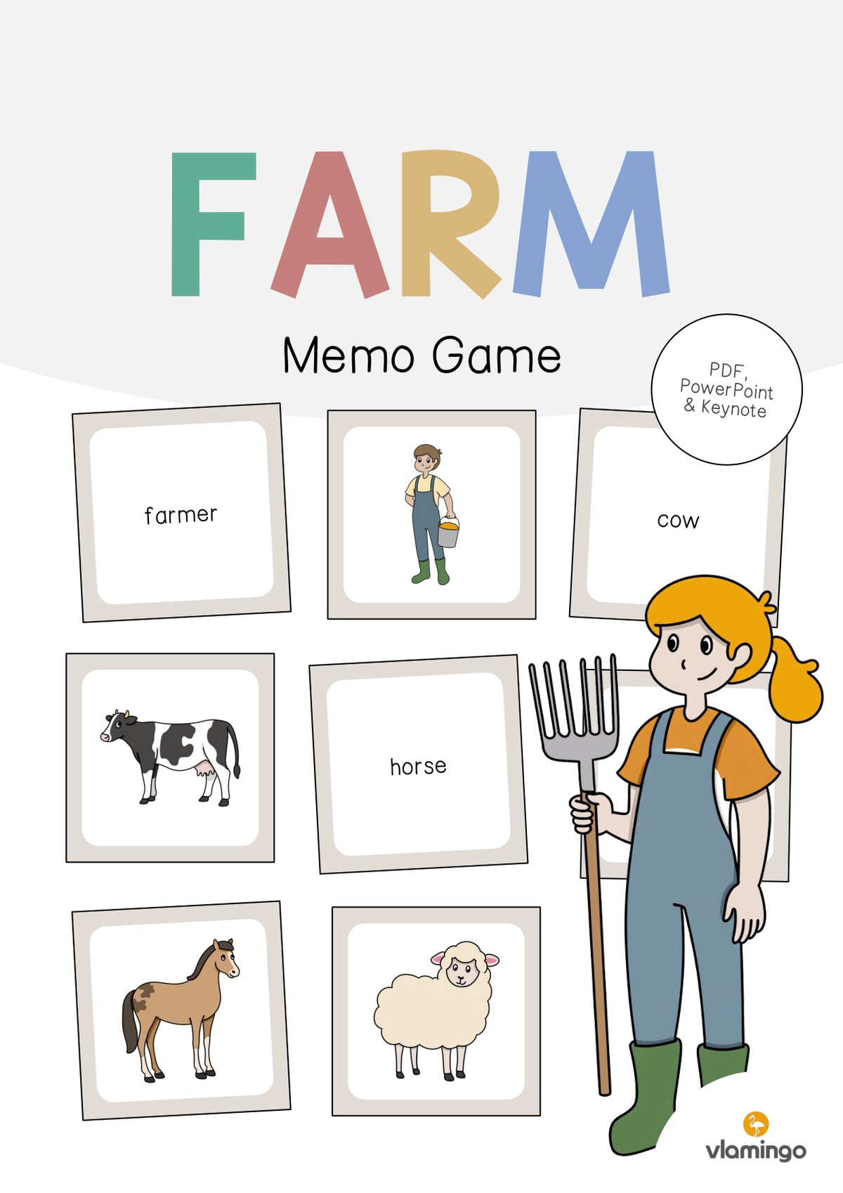 de englisch farm memo game 001