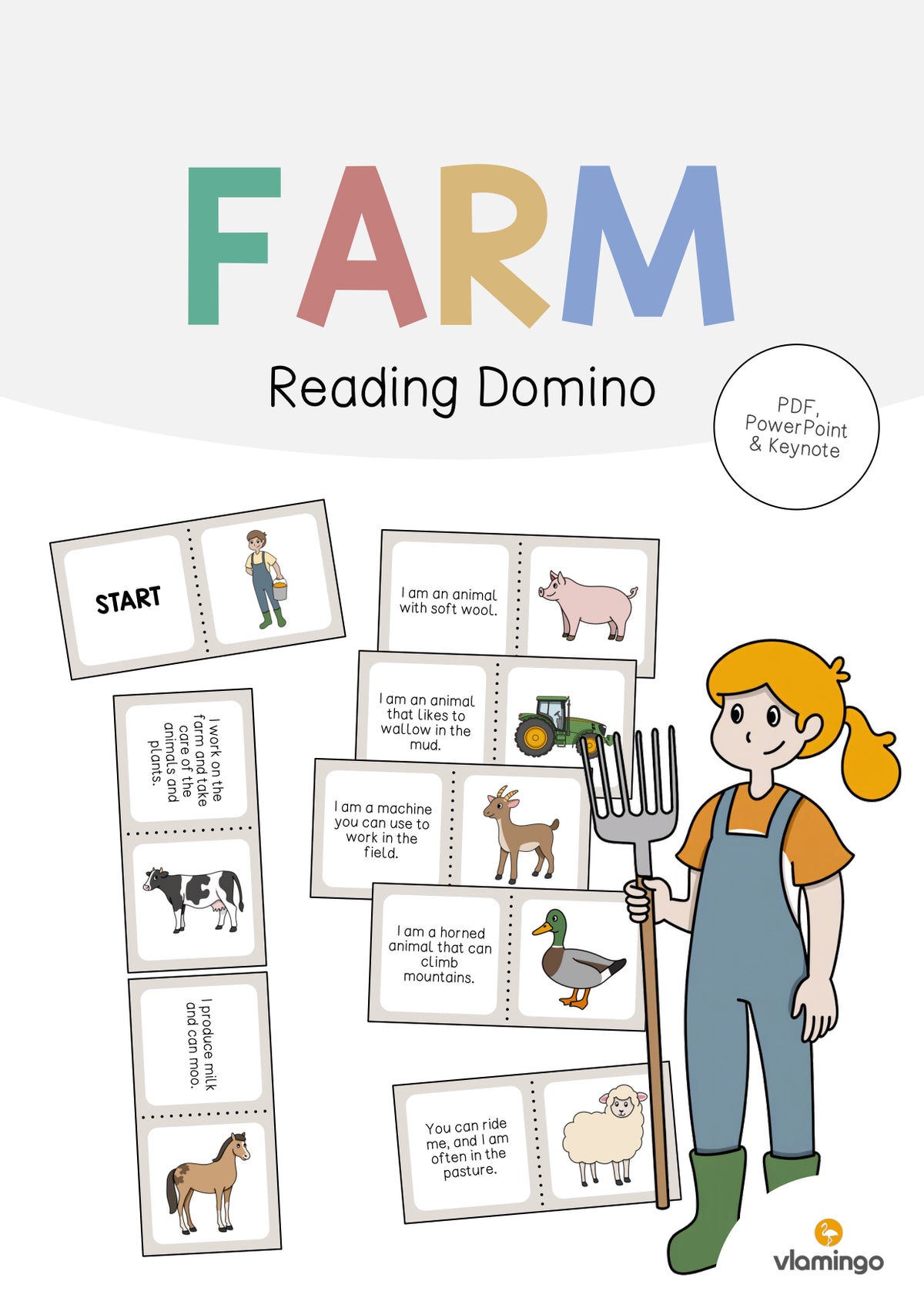 de englisch farm reading domino 001