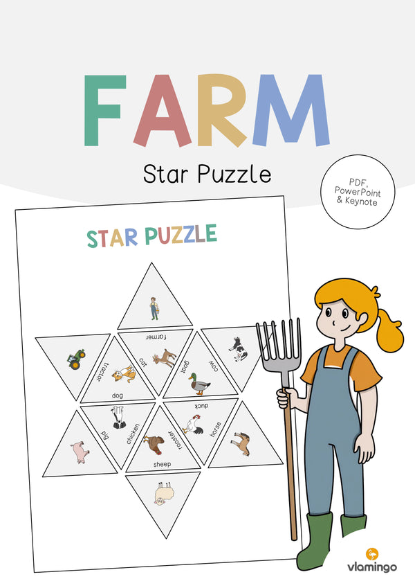de englisch farm star puzzle 001