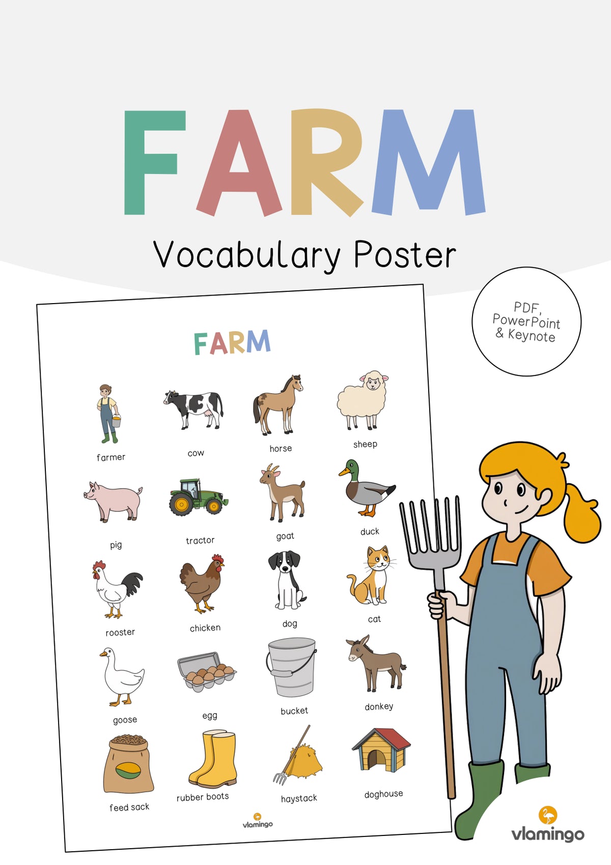 de englisch farm vocabulary poster 001