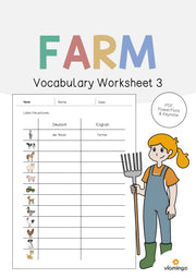 de englisch farm vocabulary worksheet 3 001