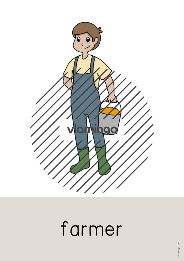 de englisch farm word and picture cards 003