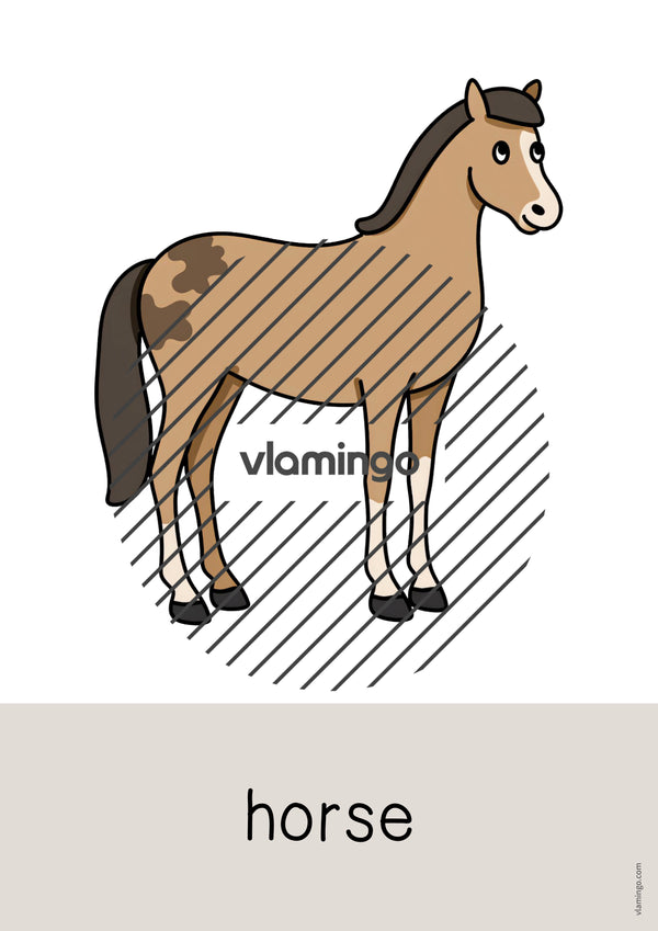 de englisch farm word and picture cards 005