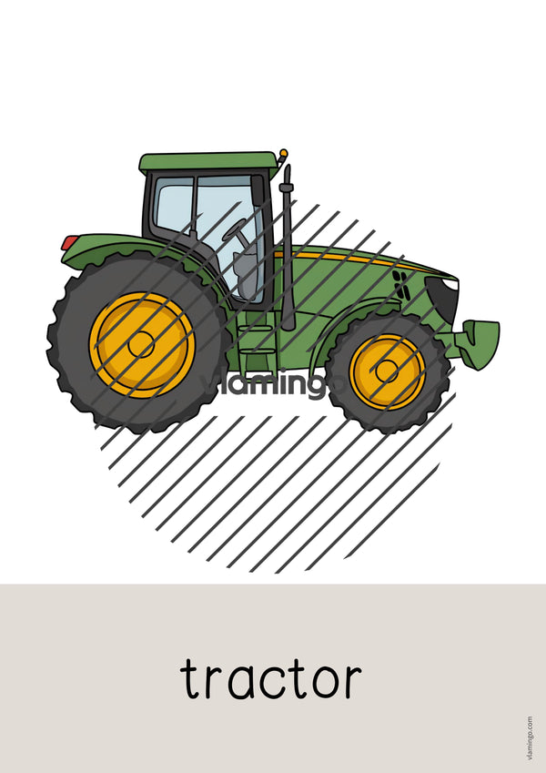 de englisch farm word and picture cards 008