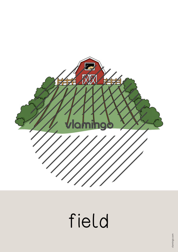 de englisch farm word and picture cards 039