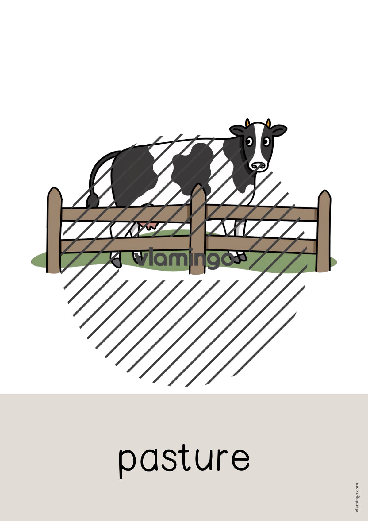 de englisch farm word and picture cards 040