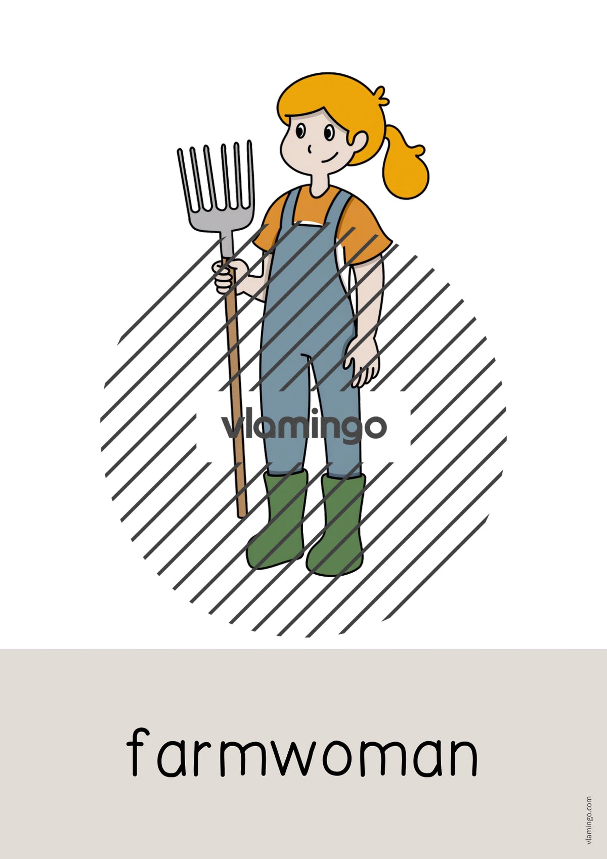 de englisch farm word and picture cards 060