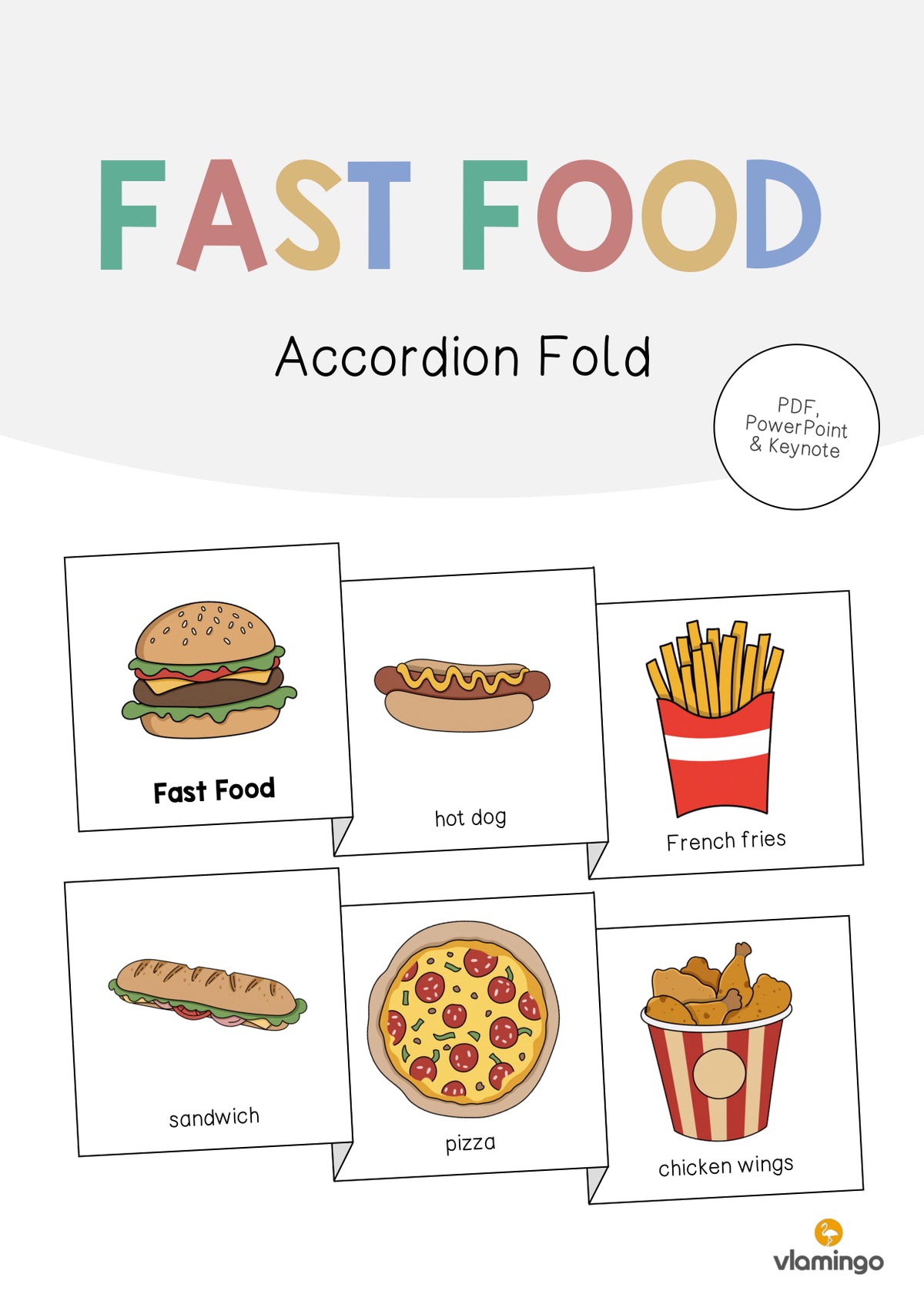 de englisch fast food accordion fold 001