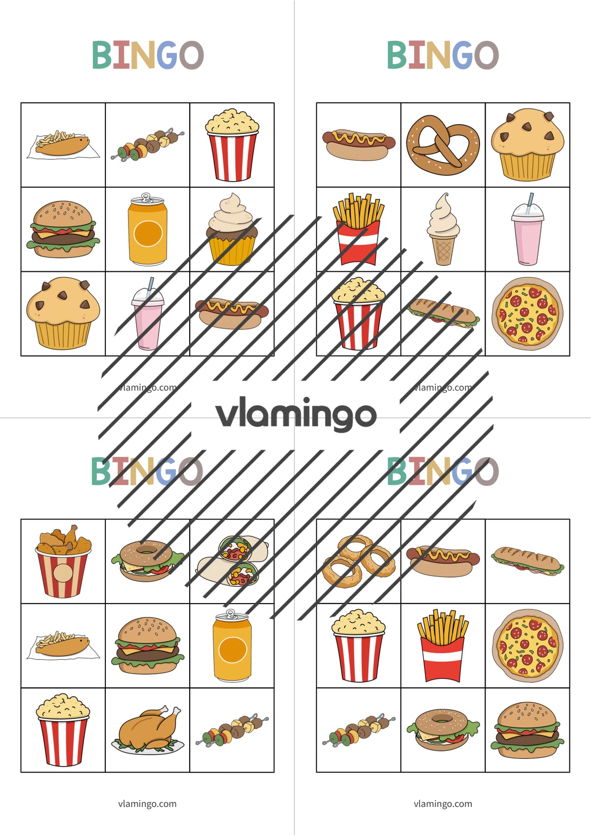 de englisch fast food bingo 007