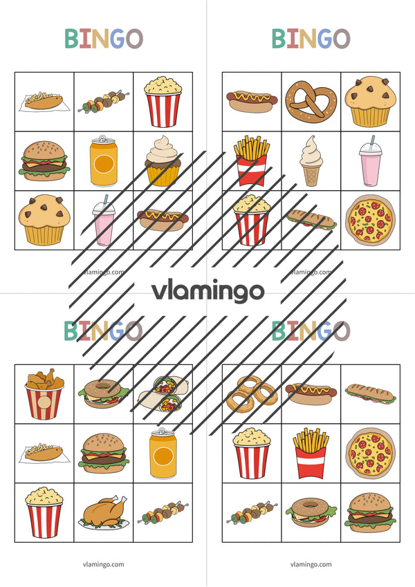 de englisch fast food bingo 007