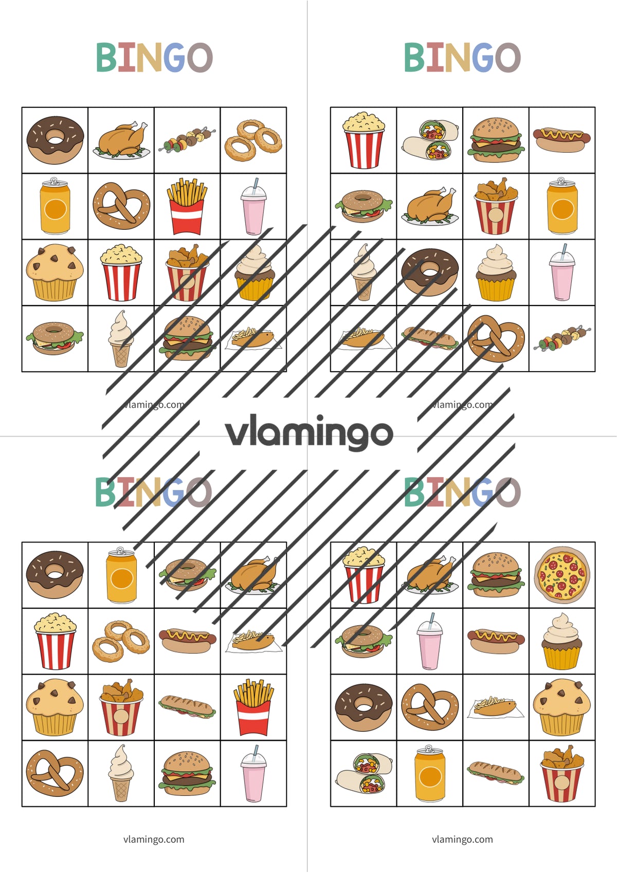 de englisch fast food bingo 015