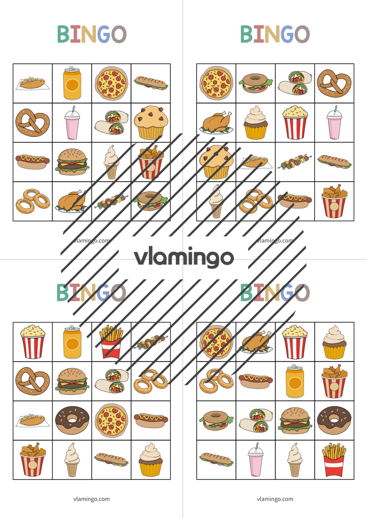 de englisch fast food bingo 016