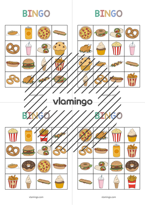 de englisch fast food bingo 016