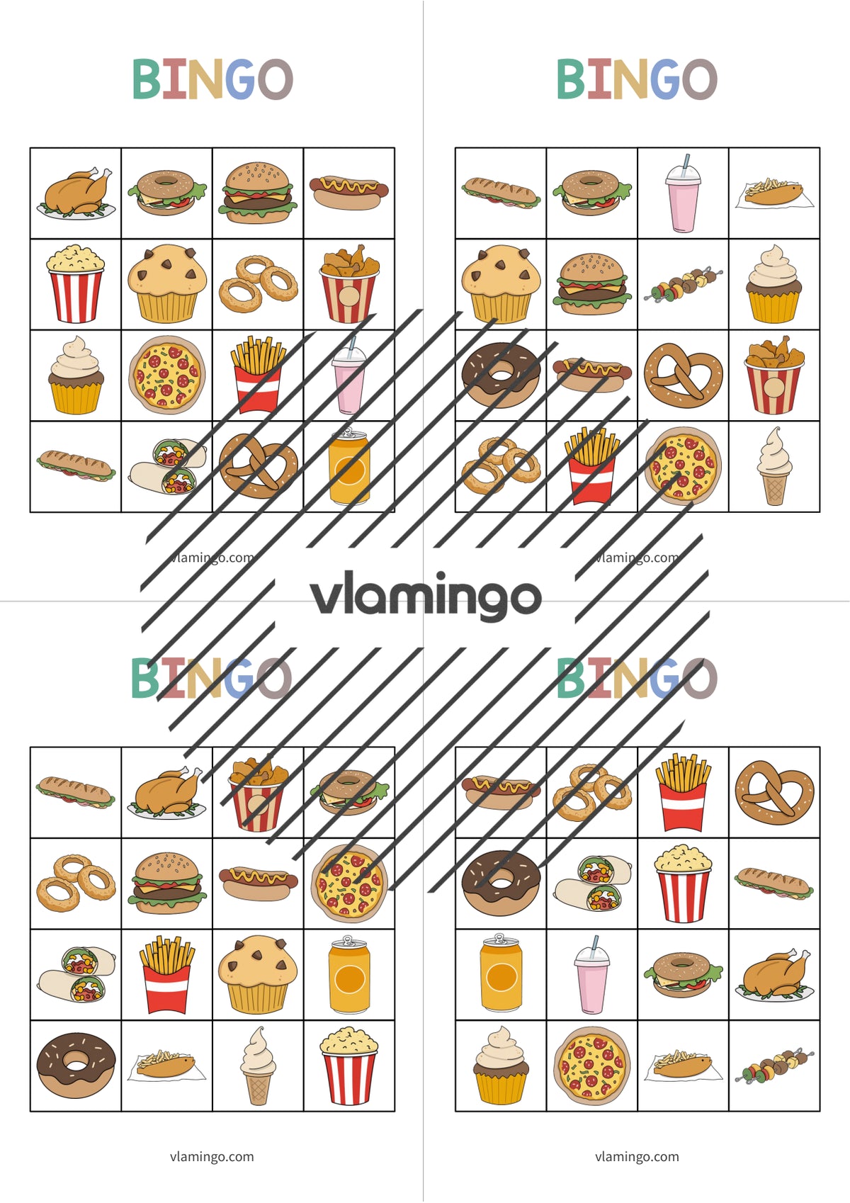 de englisch fast food bingo 017