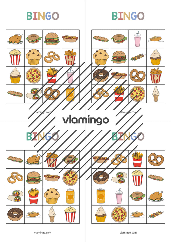de englisch fast food bingo 017