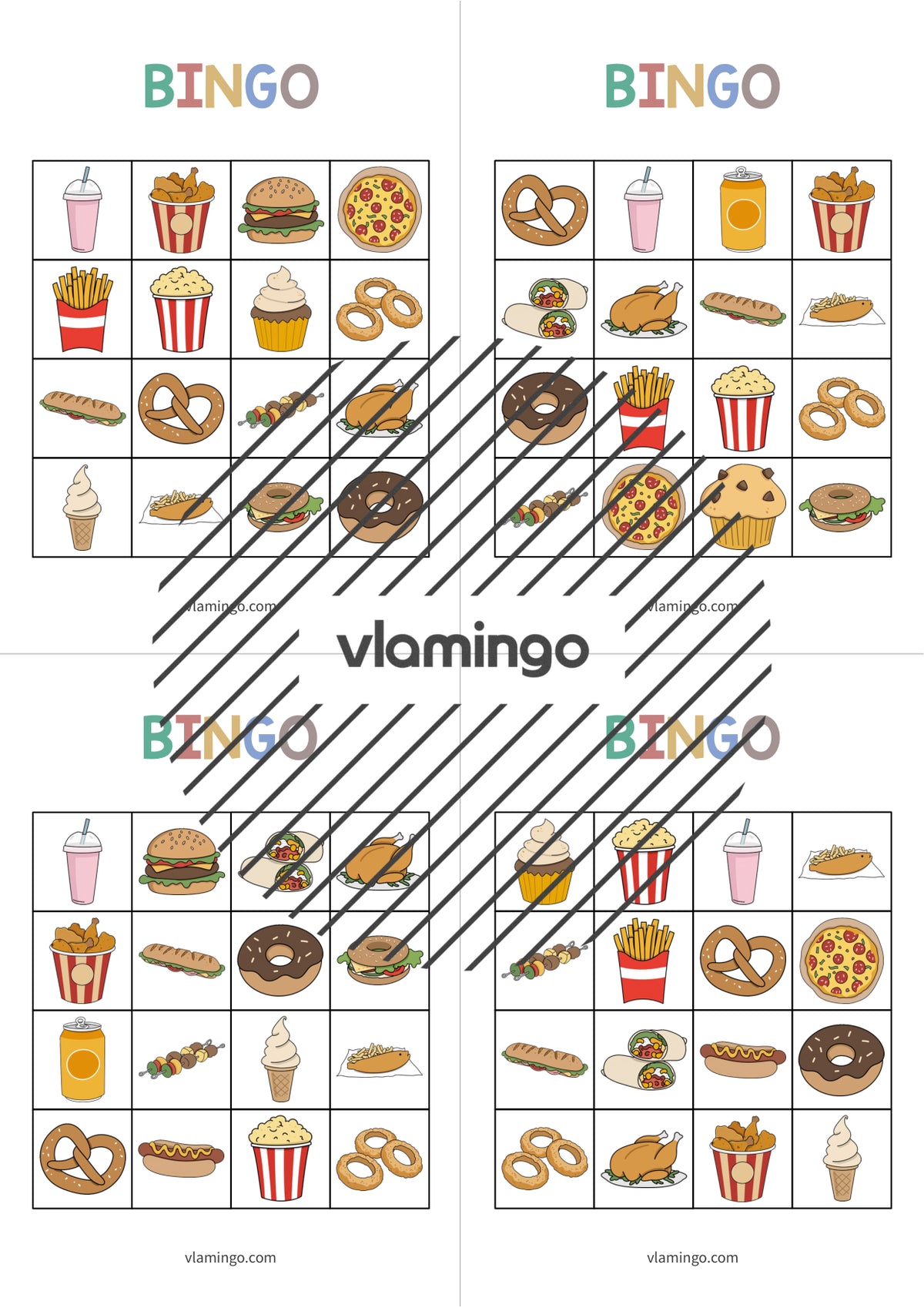 de englisch fast food bingo 018
