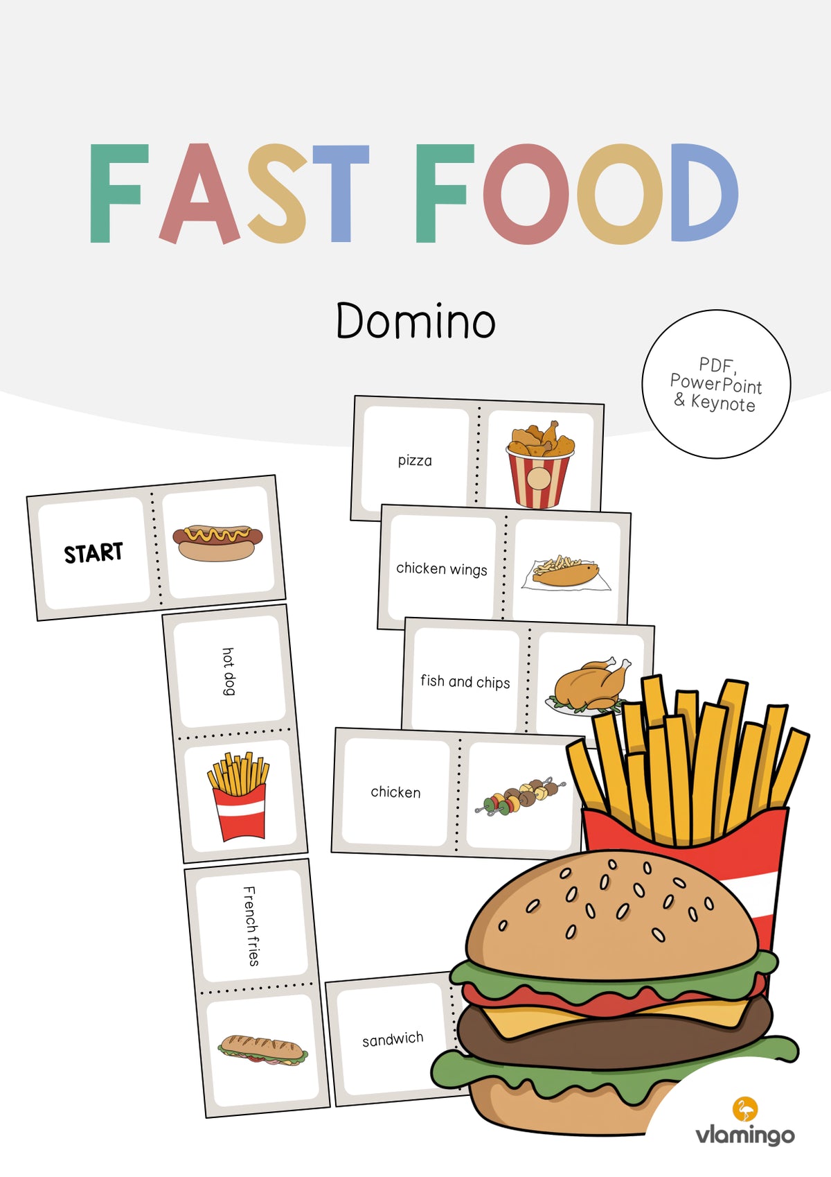 de englisch fast food domino 001