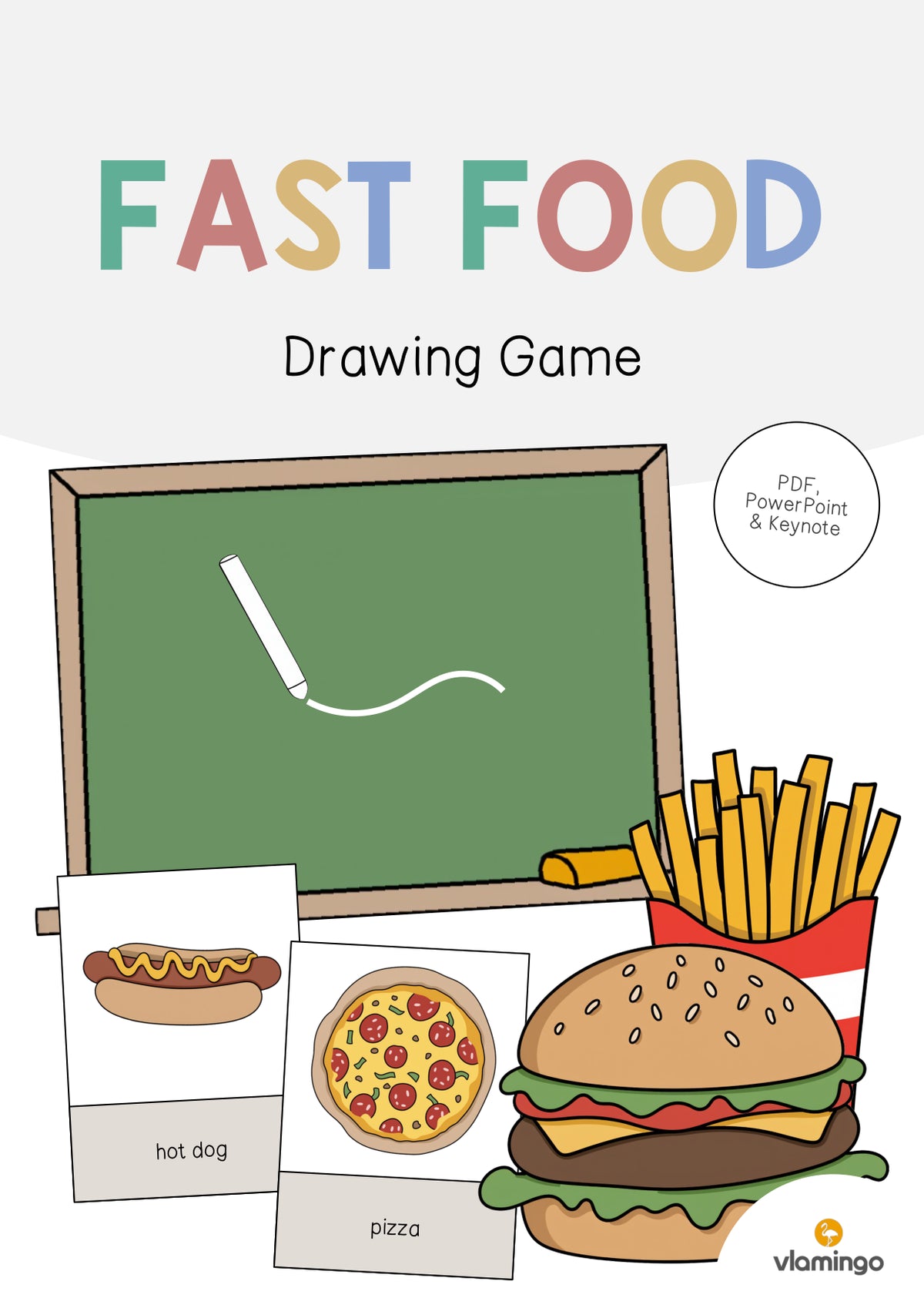 de englisch fast food drawing game 001