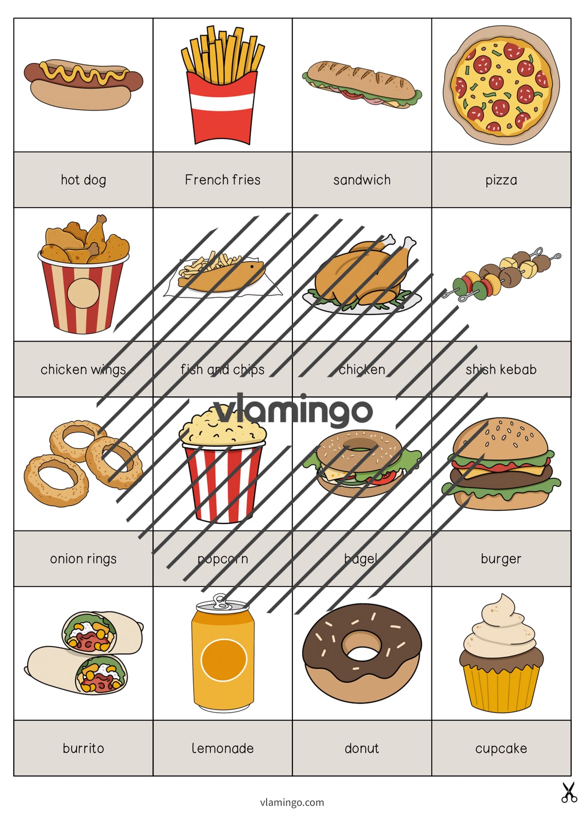 de englisch fast food drawing game 003