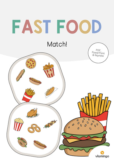 Fast Food: Match! (Englisch)
