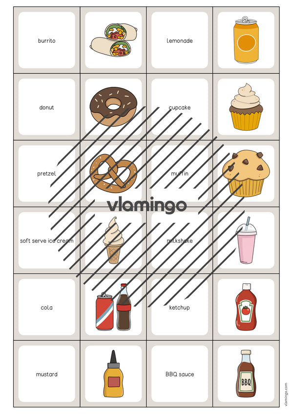 de englisch fast food memo game 004