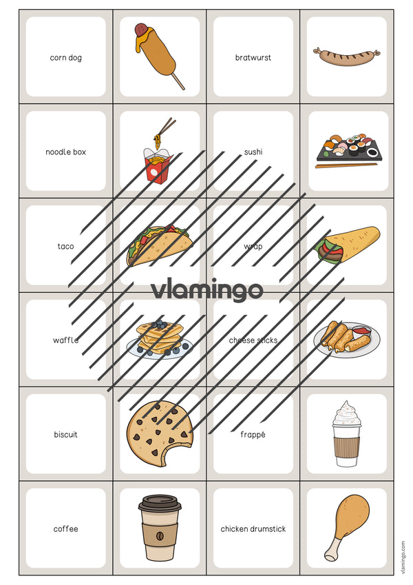 de englisch fast food memo game 005