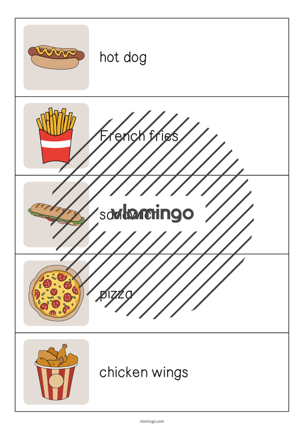 de englisch fast food running dictation 003