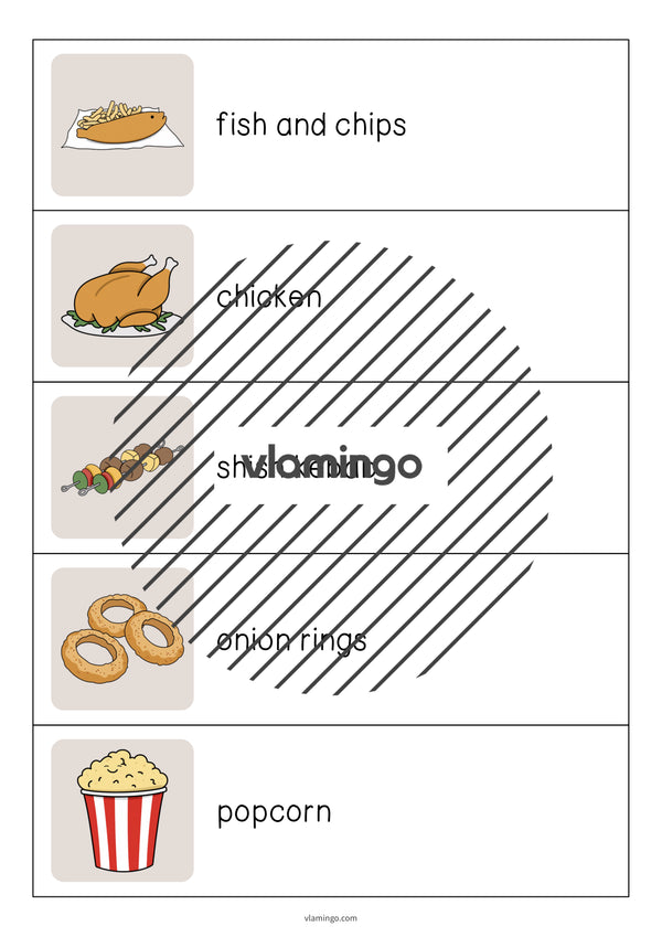 de englisch fast food running dictation 004