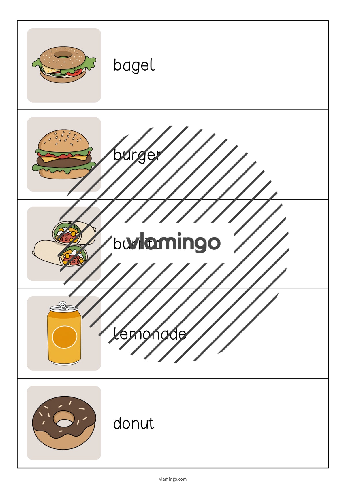 de englisch fast food running dictation 005
