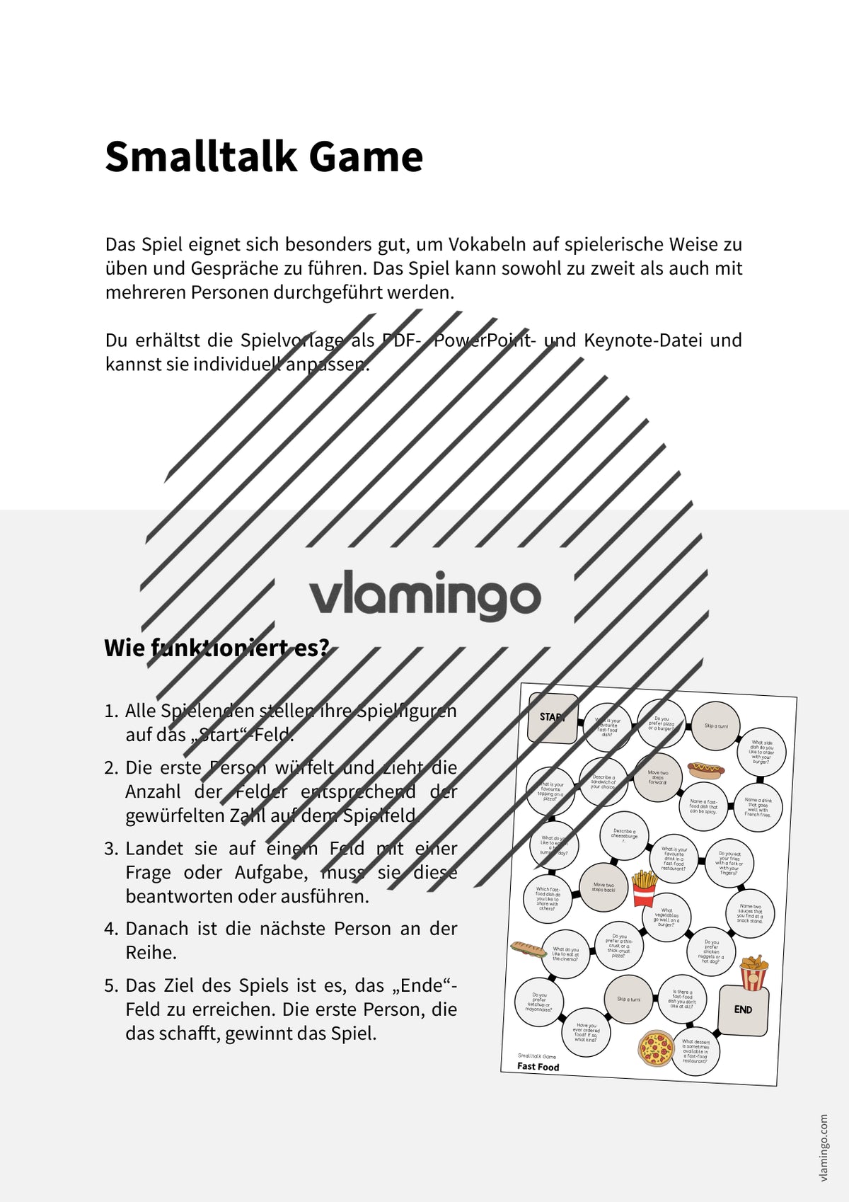 de englisch fast food smalltalk game 002