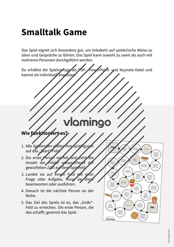 de englisch fast food smalltalk game 002