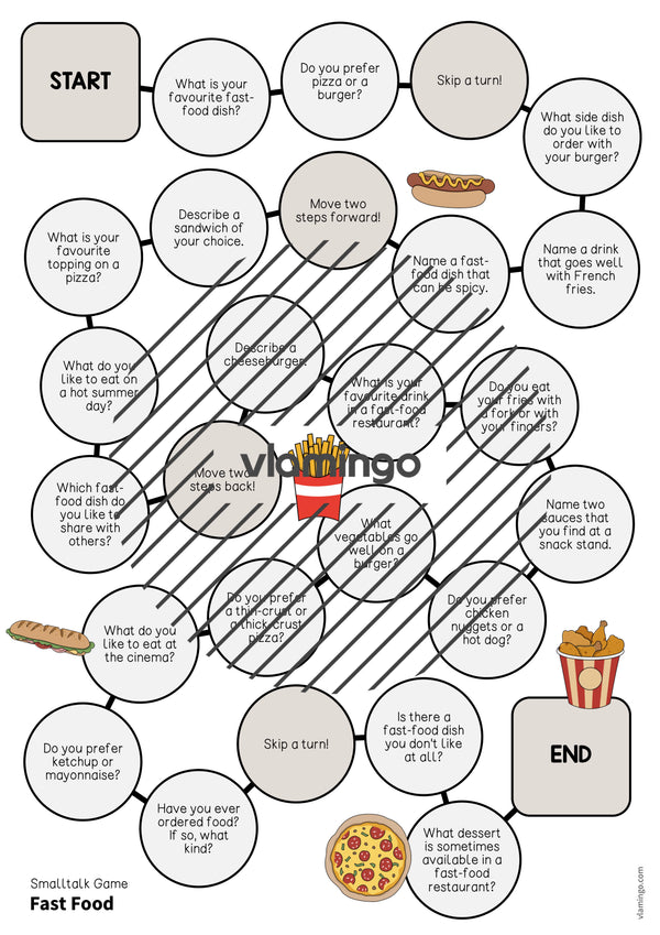 de englisch fast food smalltalk game 003
