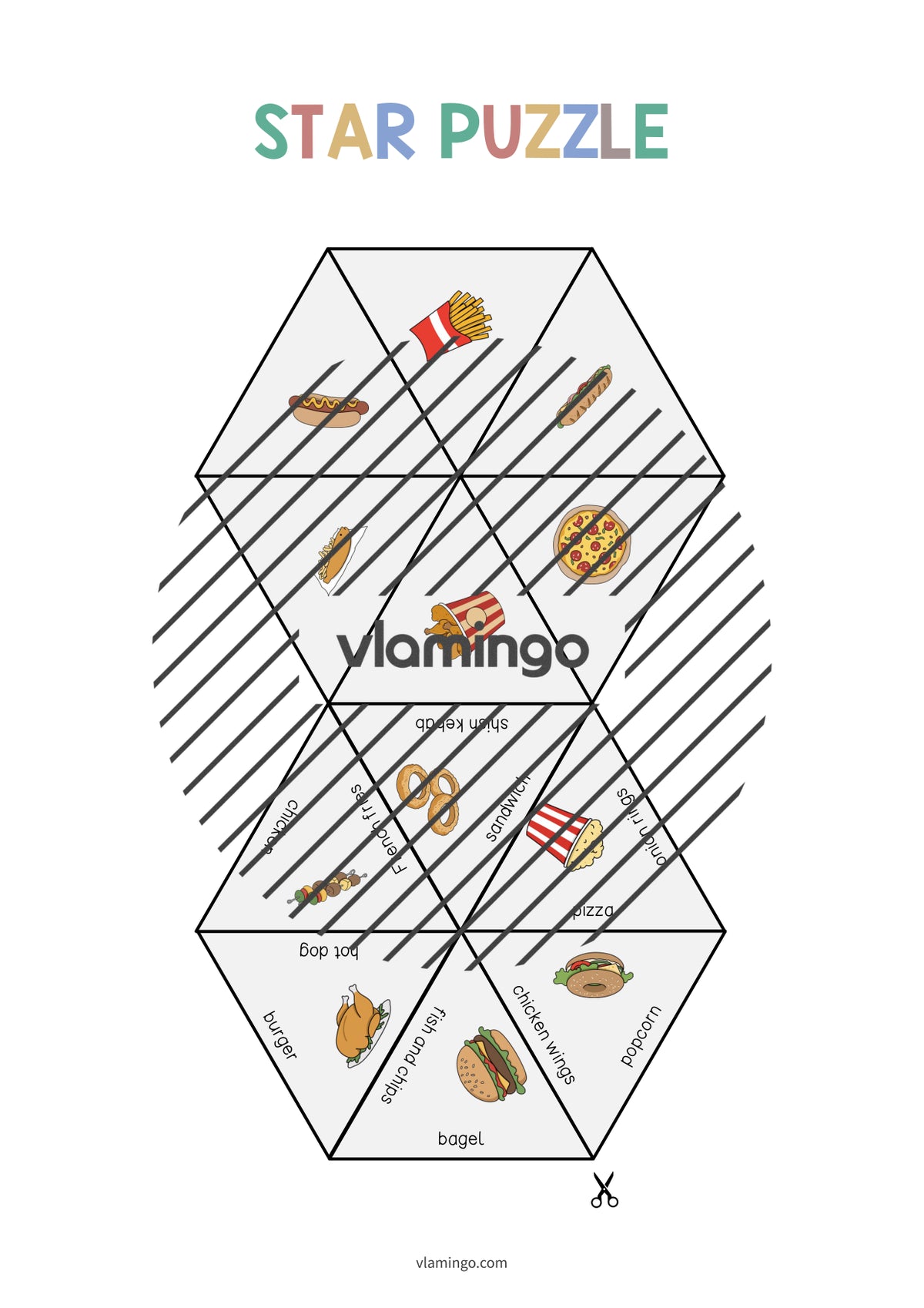 de englisch fast food star puzzle 003