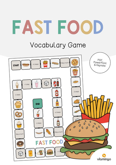 Fast Food: Vocabulary Game (Englisch)