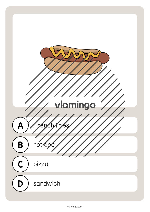 de englisch fast food vocabulary quiz 005