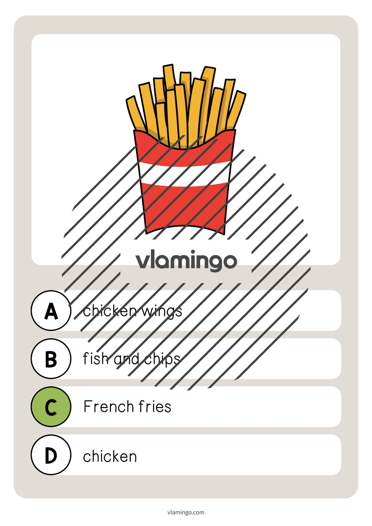 de englisch fast food vocabulary quiz 008