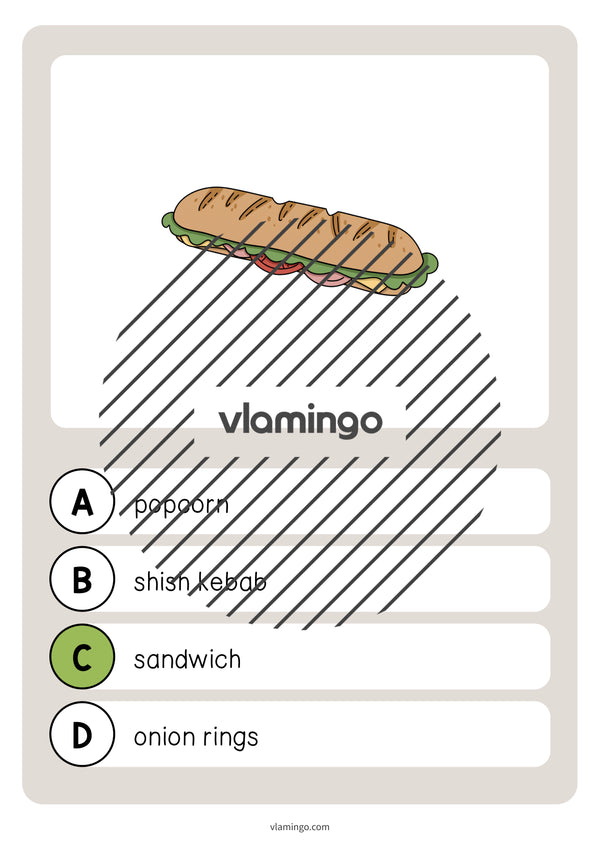 de englisch fast food vocabulary quiz 010