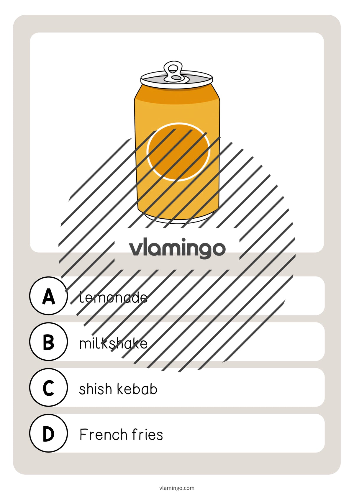 de englisch fast food vocabulary quiz 031