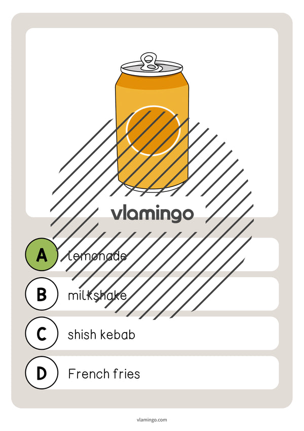 de englisch fast food vocabulary quiz 032