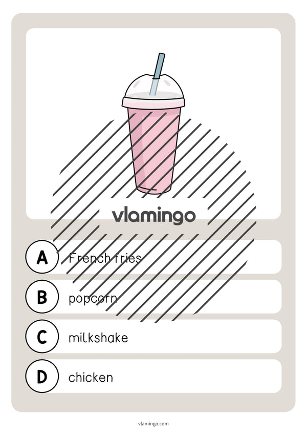 de englisch fast food vocabulary quiz 043