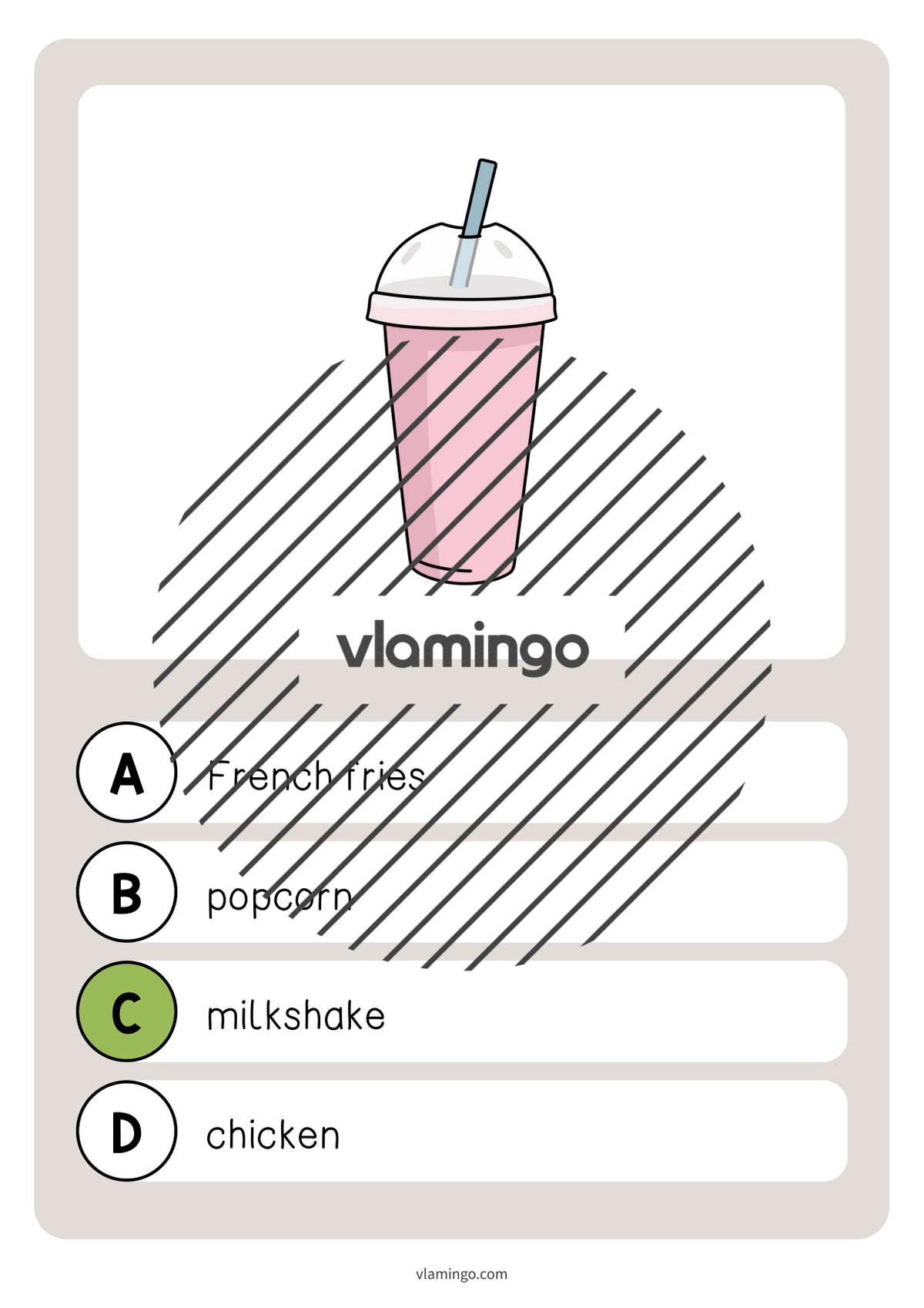 de englisch fast food vocabulary quiz 044