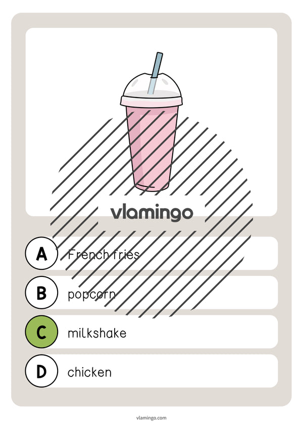 de englisch fast food vocabulary quiz 044