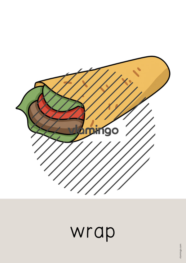 de englisch fast food word and picture cards 032